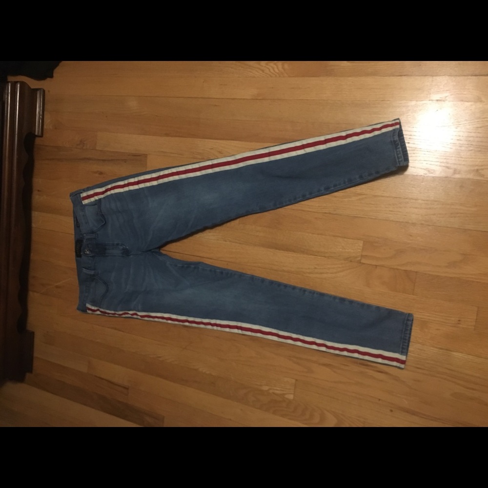 Pacson jeans “red and white stripe” 31-32